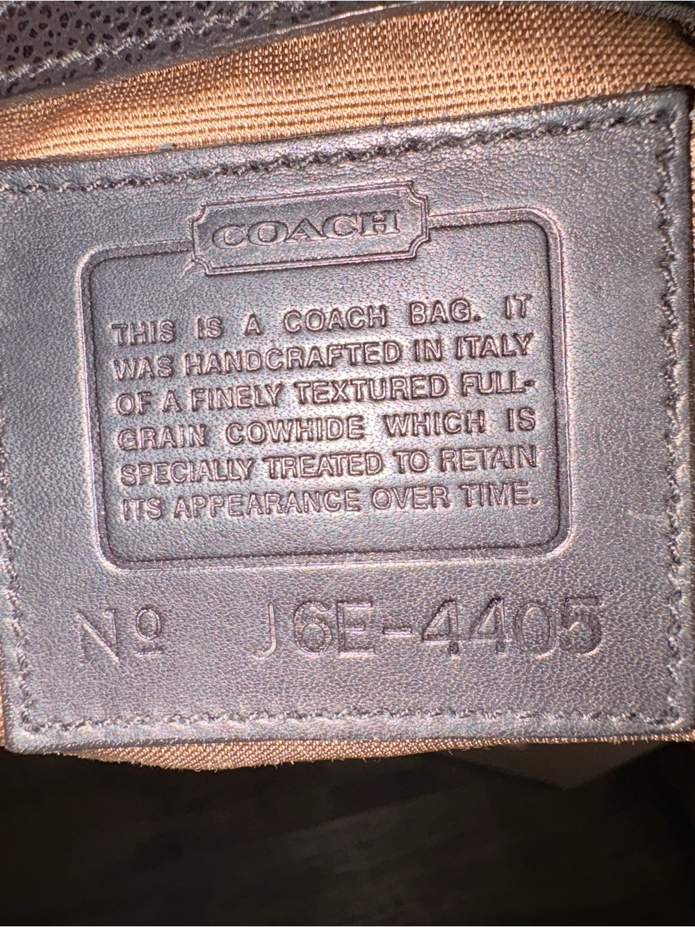 1996 Coach Madison Arched Zip — Made in Italy — 4405 Crossbody - Picture 2 of 14